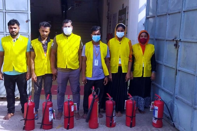 Trained fire team